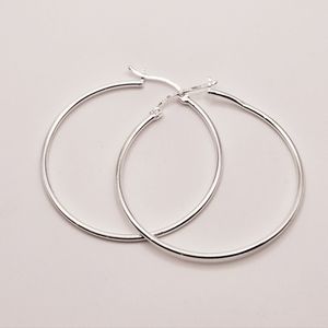 IBB sterling silver hoop earrings